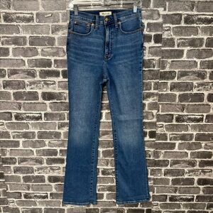 Madewell skinny flare jeans medium wash